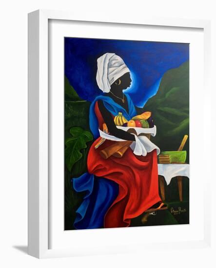 Uncommon Warrior, 2020, (Acrylic on Canvas)-Patricia Brintle-Framed Giclee Print