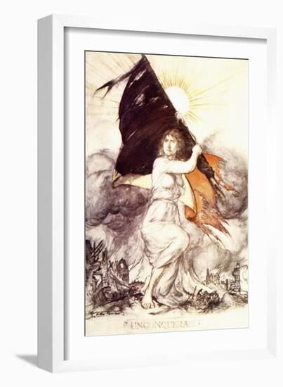 Unconquerable-Arthur Rackham-Framed Giclee Print