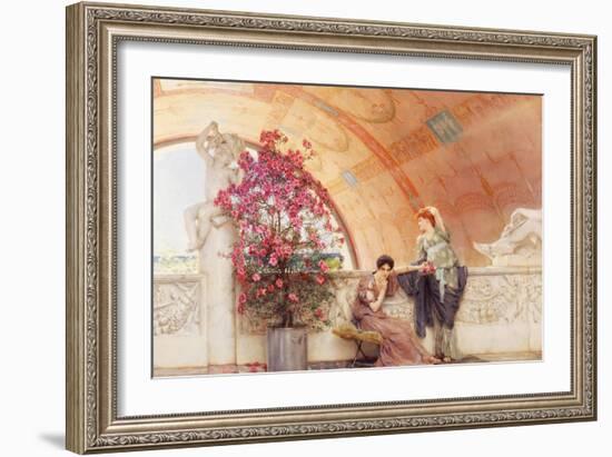 Unconscious Rivals, 1893-Sir Lawrence Alma-Tadema-Framed Giclee Print