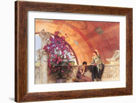 Unconscious Rivals-Sir Lawrence Alma-Tadema-Framed Art Print