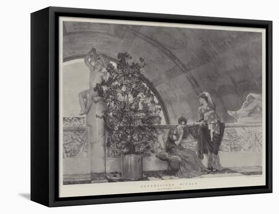 Unconscious Rivals-Sir Lawrence Alma-Tadema-Framed Premier Image Canvas