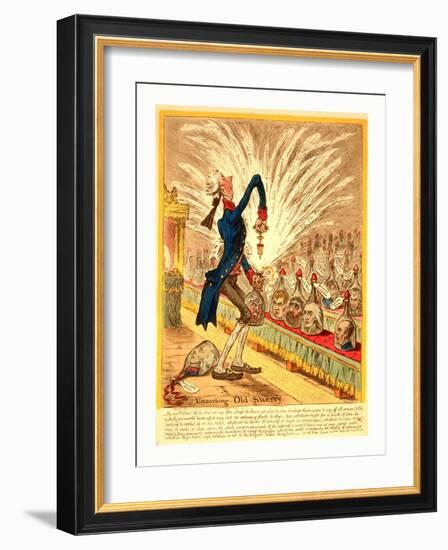 Uncorking Old Sherry-null-Framed Giclee Print