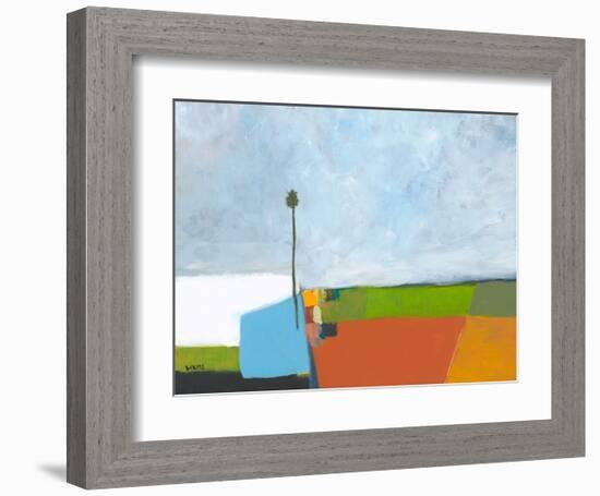 Under a Stormy Sky-Jan Weiss-Framed Art Print