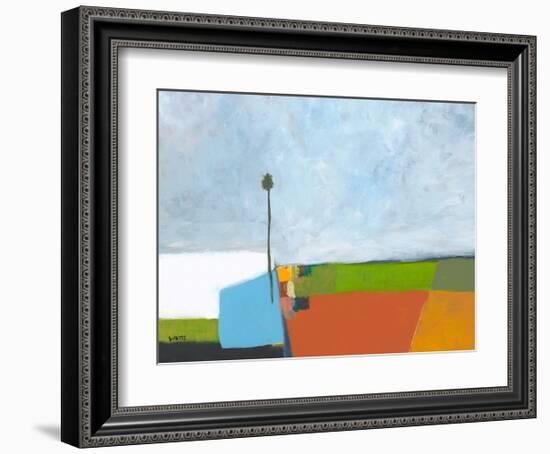 Under a Stormy Sky-Jan Weiss-Framed Art Print