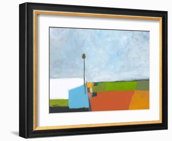 Under a Stormy Sky-Jan Weiss-Framed Art Print