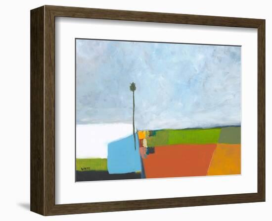 Under a Stormy Sky-Jan Weiss-Framed Art Print