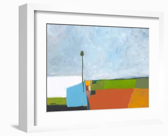 Under a Stormy Sky-Jan Weiss-Framed Art Print