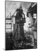Under-Construction Blast Furnace at Magnitogorsk Metallurgical Industrial Complex-Margaret Bourke-White-Mounted Photographic Print