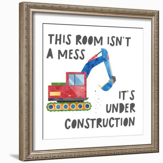 Under Construction V2-Jennifer McCully-Framed Art Print