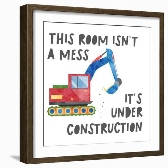 Under Construction V2-Jennifer McCully-Framed Art Print