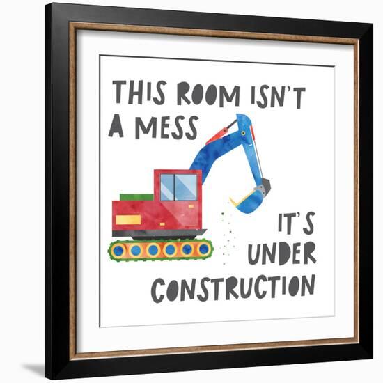 Under Construction V2-Jennifer McCully-Framed Art Print