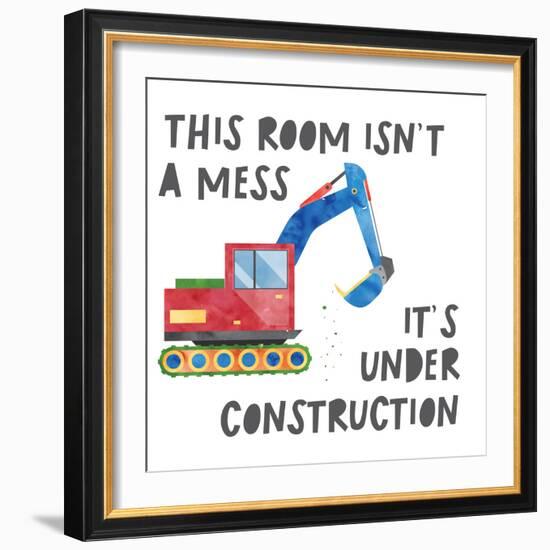 Under Construction V2-Jennifer McCully-Framed Art Print