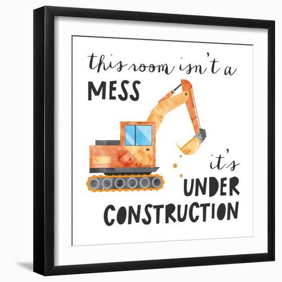 Under Construction-Jennifer McCully-Framed Art Print