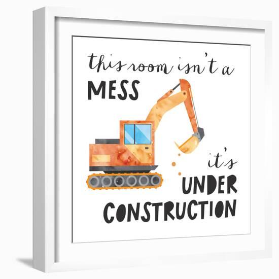 Under Construction-Jennifer McCully-Framed Art Print