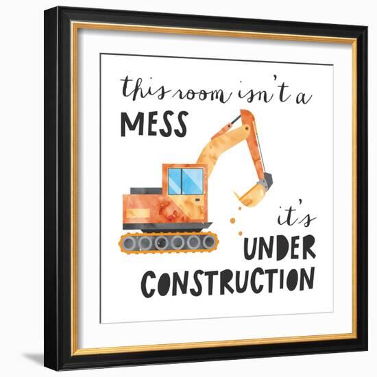 Under Construction-Jennifer McCully-Framed Art Print