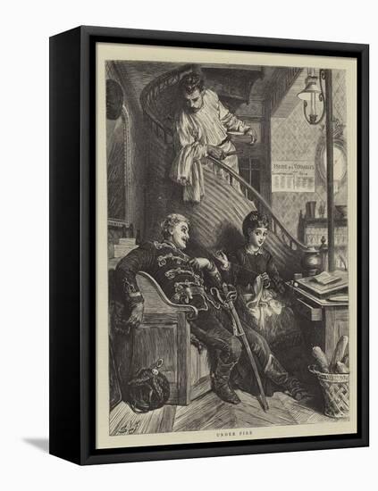 Under Fire-Sir Samuel Luke Fildes-Framed Premier Image Canvas