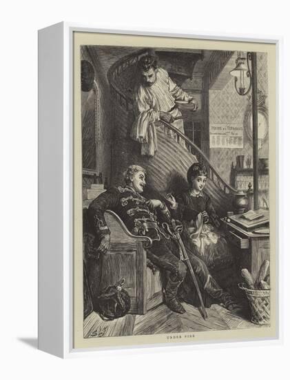 Under Fire-Sir Samuel Luke Fildes-Framed Premier Image Canvas