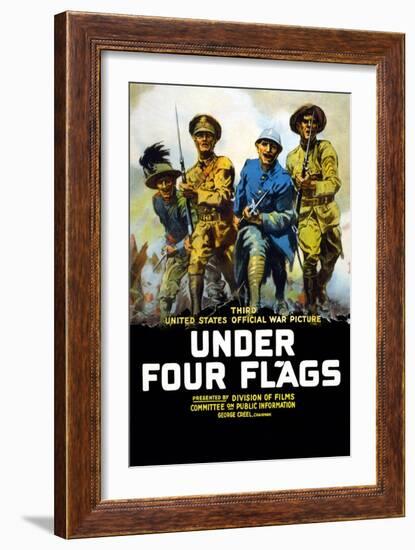 Under Four Flags-null-Framed Premium Giclee Print