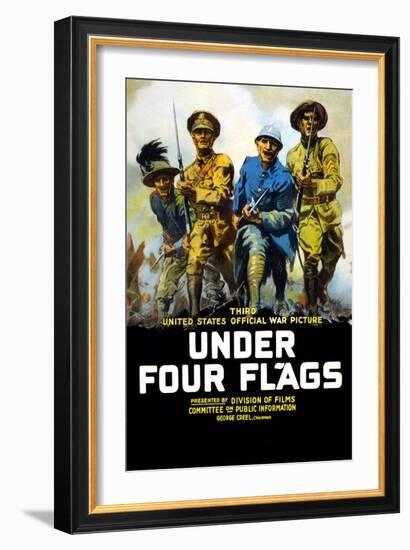 Under Four Flags-null-Framed Premium Giclee Print