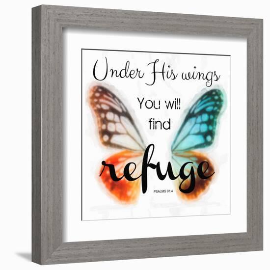 Under His Wings-Taylor Greene-Framed Art Print