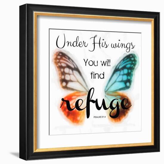 Under His Wings-Taylor Greene-Framed Art Print