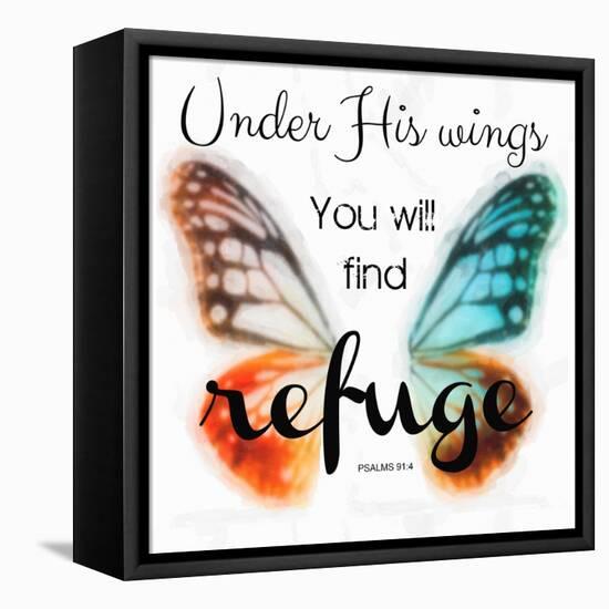 Under His Wings-Taylor Greene-Framed Stretched Canvas