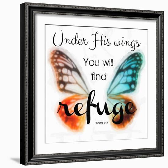 Under His Wings-Taylor Greene-Framed Art Print