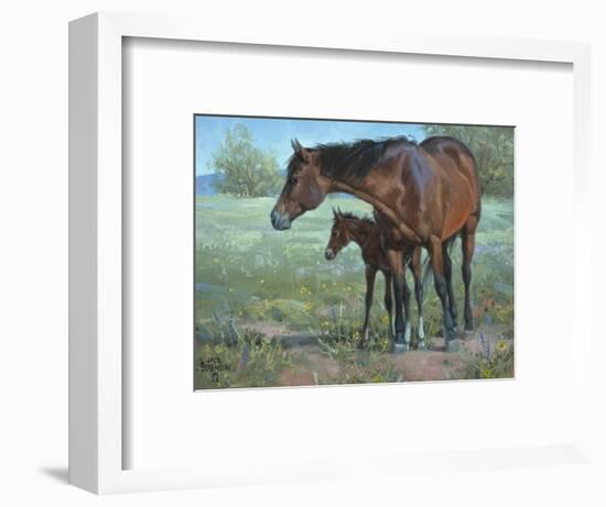 Under Mama's Watchful Eye-Jack Sorenson-Framed Art Print