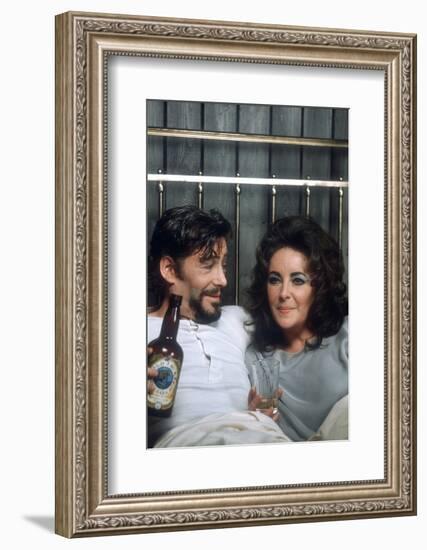 Under Milk Wood by Andrew Sinclair with Peter O'Toole and Elizabeth Taylor, 1972 (photo)-null-Framed Photo