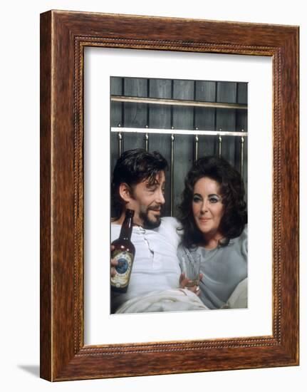 Under Milk Wood by Andrew Sinclair with Peter O'Toole and Elizabeth Taylor, 1972 (photo)-null-Framed Photo