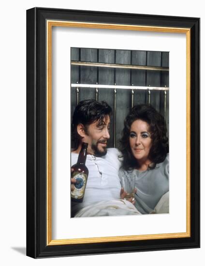 Under Milk Wood by Andrew Sinclair with Peter O'Toole and Elizabeth Taylor, 1972 (photo)-null-Framed Photo