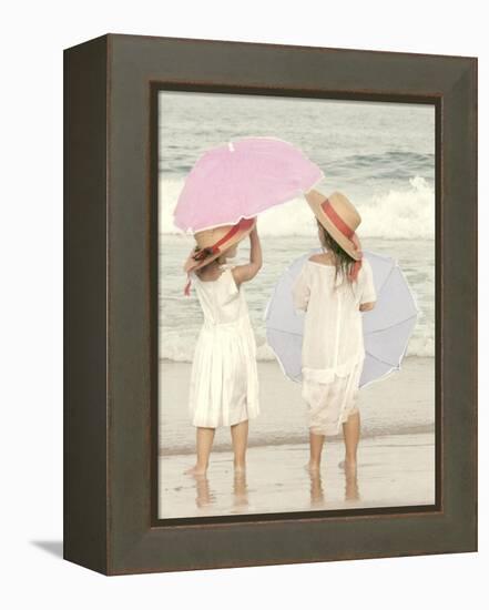 Under My Umbrella-Betsy Cameron-Framed Stretched Canvas