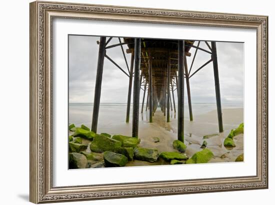 Under Oceanside Pier-Lee Peterson-Framed Photo