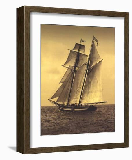 Under Sail II-Frederick J^ LeBlanc-Framed Art Print