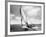 Under sail, Sydney Harbour-null-Framed Art Print