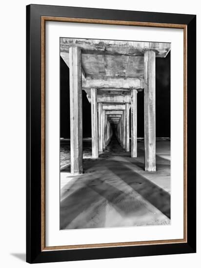 Under Scripps Pier-Lee Peterson-Framed Photo