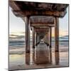 Under Scripps Pier-Danita Delimont-Mounted Photo