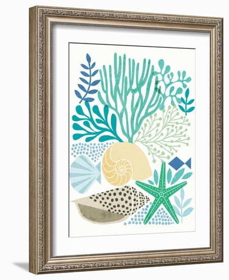 Under Sea Treasures V Sea Glass-Michael Mullan-Framed Art Print