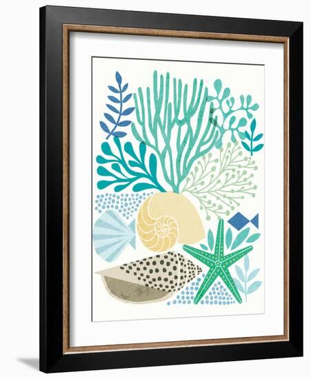 Under Sea Treasures V Sea Glass-Michael Mullan-Framed Art Print