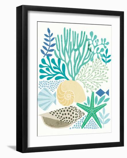 Under Sea Treasures V Sea Glass-Michael Mullan-Framed Art Print