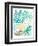 Under Sea Treasures V Sea Glass-Michael Mullan-Framed Premium Giclee Print