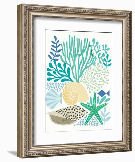 Under Sea Treasures V Sea Glass-Michael Mullan-Framed Art Print