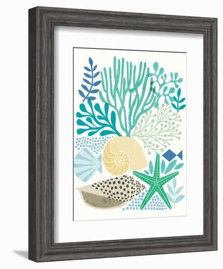 Under Sea Treasures V Sea Glass-Michael Mullan-Framed Art Print