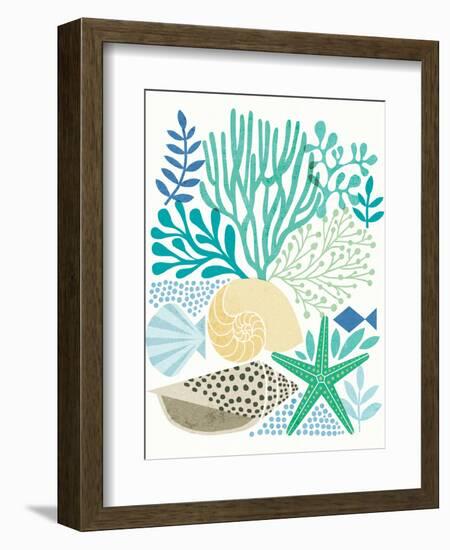 Under Sea Treasures V Sea Glass-Michael Mullan-Framed Art Print