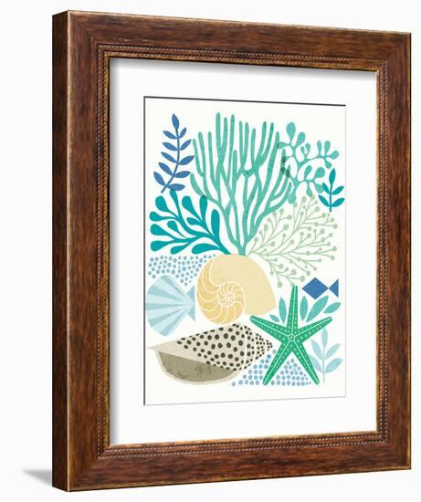 Under Sea Treasures V Sea Glass-Michael Mullan-Framed Art Print