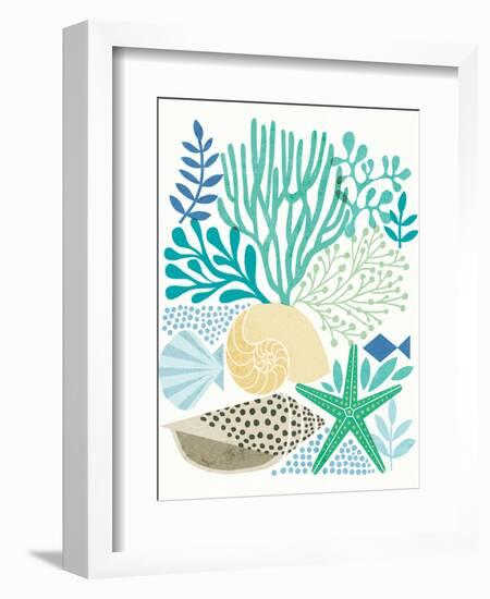 Under Sea Treasures V Sea Glass-Michael Mullan-Framed Art Print