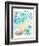 Under Sea Treasures V Sea Glass-Michael Mullan-Framed Art Print