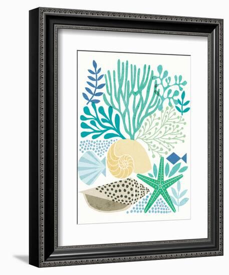 Under Sea Treasures V Sea Glass-Michael Mullan-Framed Art Print