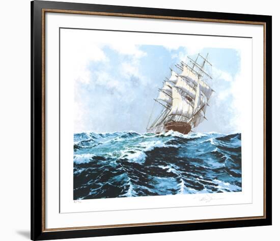 Under Shortened Sail-Eldred Clark Johnson-Framed Collectable Print