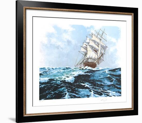 Under Shortened Sail-Eldred Clark Johnson-Framed Collectable Print